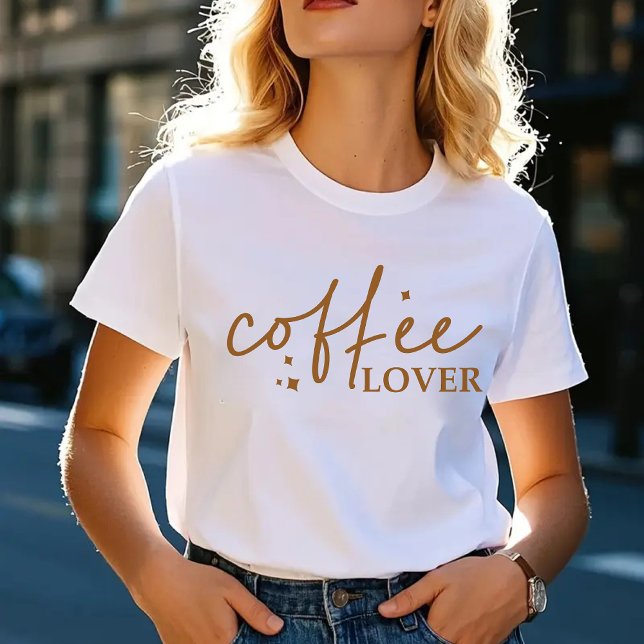 Coffee Lover Shirt, Gift for Coffee Obsessed Women T-Shirt (coffee lover shirt, minimalist coffee shirt, coffee tee for her, coffee addict gift, caffeine queen)