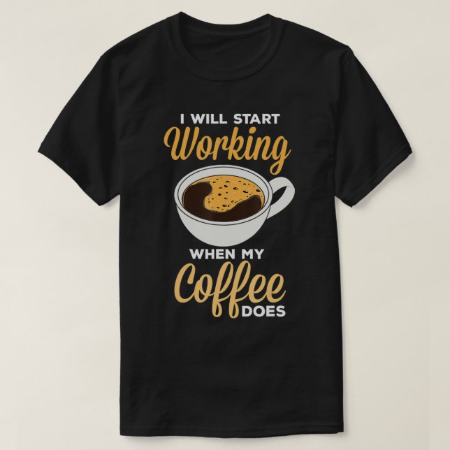 Coffee Lover  T-Shirt (Design Front)