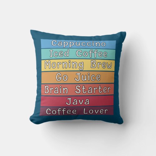 Coffee Lover    Throw Pillow
