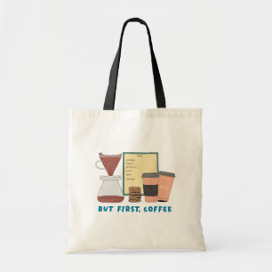 Coffee lover tote bag