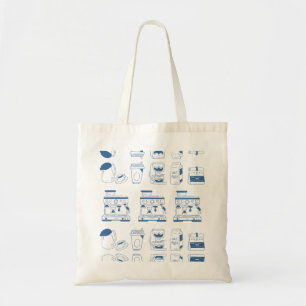 Coffee lover tote bag