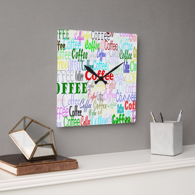 Coffee Lover Wall Clock (Office)