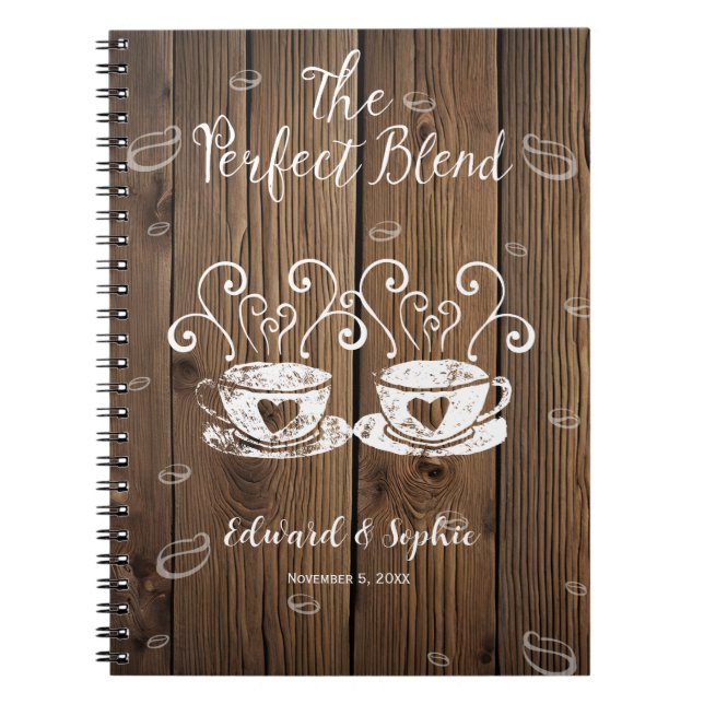 coffee lover wedding planner book bride planning (Front)