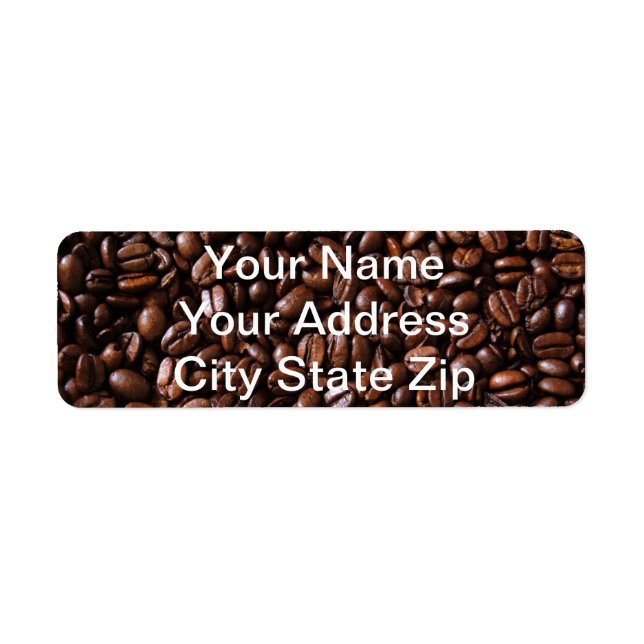 Coffee Lovers Address Labels (Front)