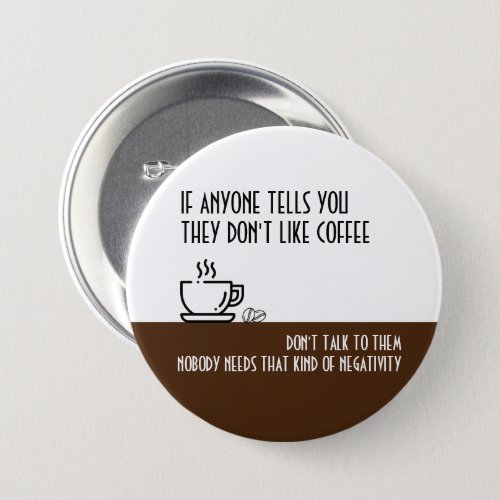 Coffee Lovers  Button
