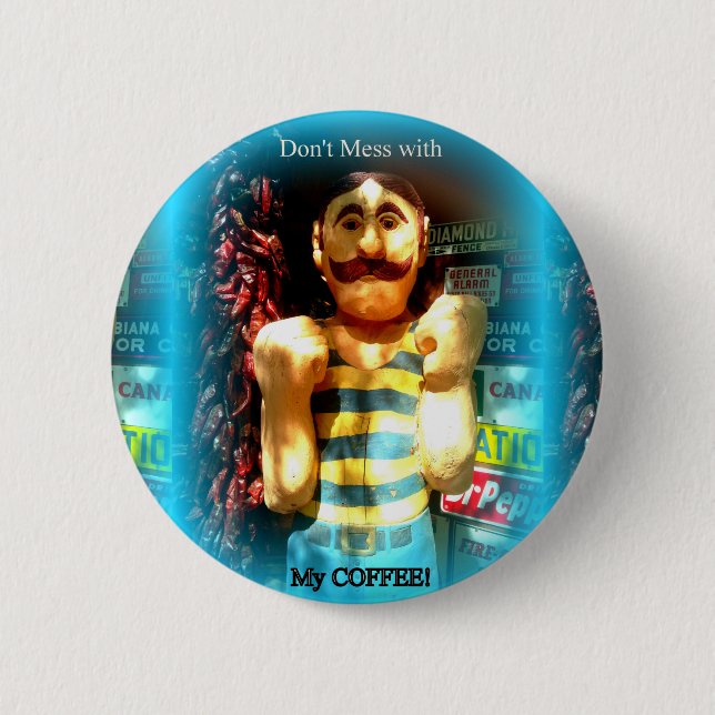 coffee lovers button (Front)