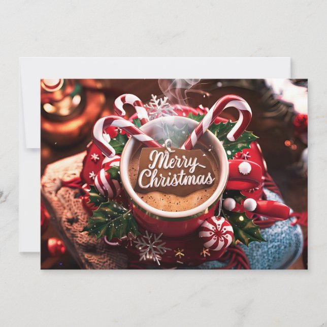 Coffee Lovers Christmas Card #14 (Front)
