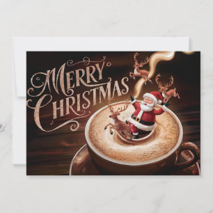 Coffee Lovers Christmas Card #2