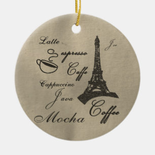 Coffee Lovers Christmas Ornament