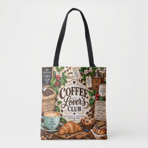 Coffee Lover's Club Coffee Tote Bag