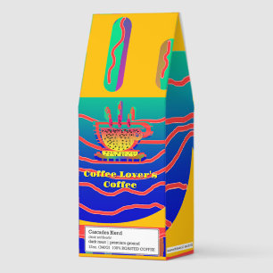 Coffee Lover's Coffee Blue Roast Coffee Favor