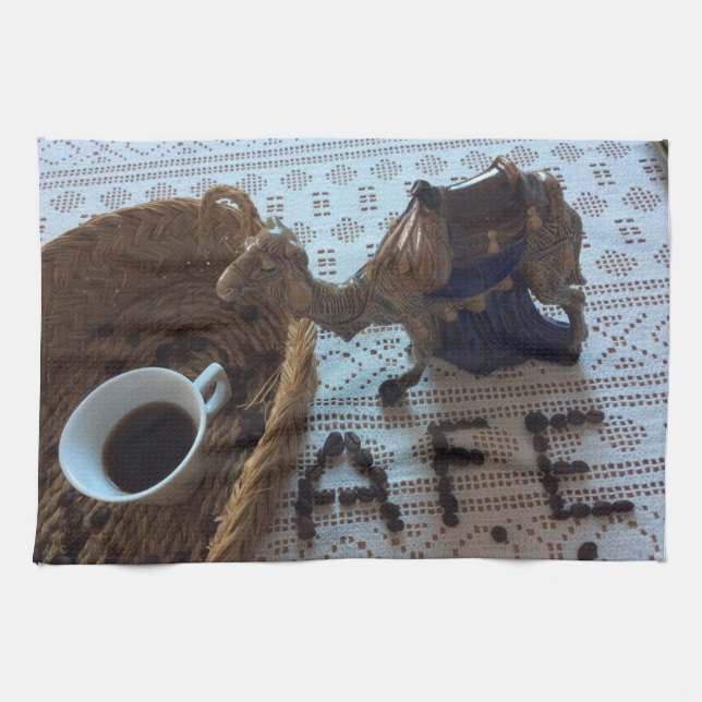 Coffee lovers Coffee Lovers Bistro Kitchen Towel (Horizontal)