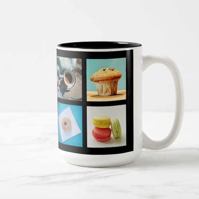 Coffee Lover's custom monogram mugs 2 (Right)