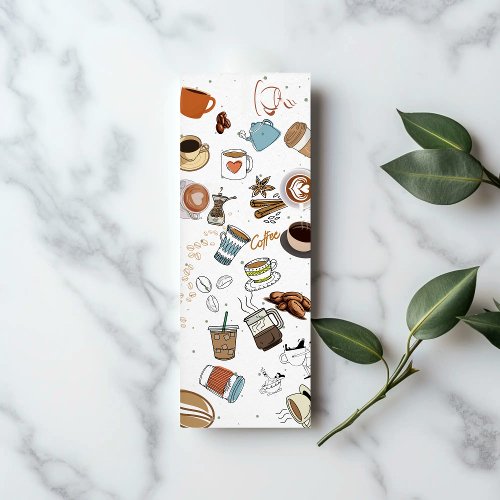 Coffee Lovers Delight Bookmark Calling Card
