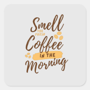 Coffee Lovers Every Day     Square Sticker