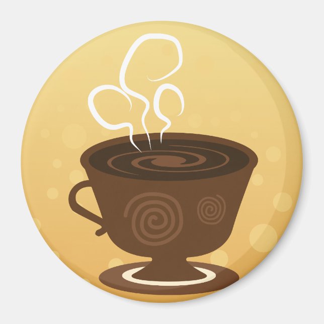 Coffee Lovers Fridge Magnet (Front)