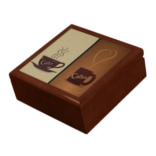Coffee Lovers Jewelry Box