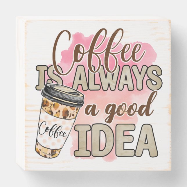 Coffee Lovers Kitchen Sign (Front Horizontal)