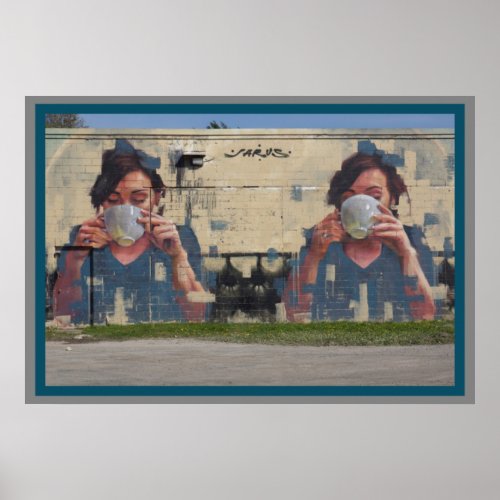 Coffee Lovers Mural Poster