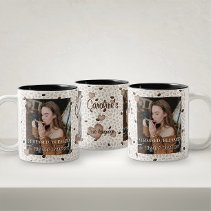 Coffee Lovers Photo Name Coffee Mug Gift for Her