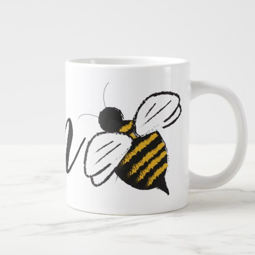 Coffee Lovers Queen Bee Giant Coffee Mug