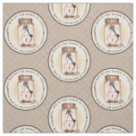 Coffee Lovers Rustic Mason Jar Fabric