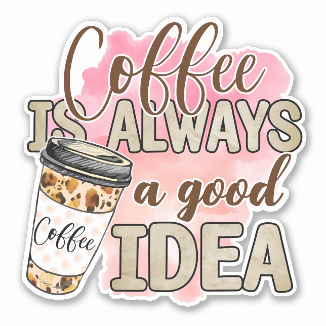 Coffee Lovers Sticker (Front)