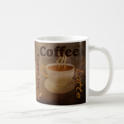 Coffee Lovers Word Art Mug