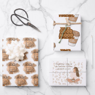 Coffee Lovers Wrapping Paper 
