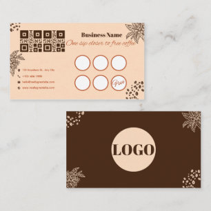 Coffee Loyalty Card One Sip Closer to Free