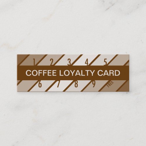 coffee loyalty card retrograde