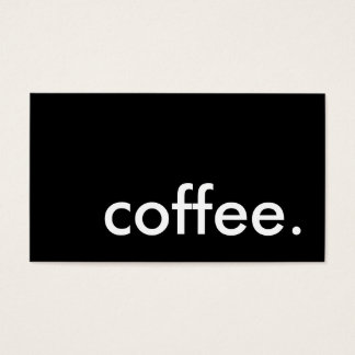 coffee. loyalty punch card