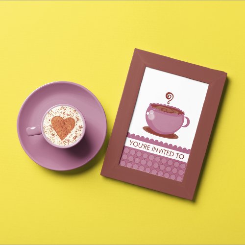 Coffee Luncheon Invitations