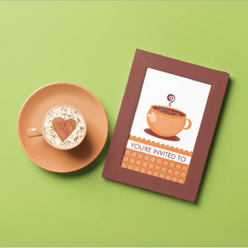 Coffee Luncheon Invitations