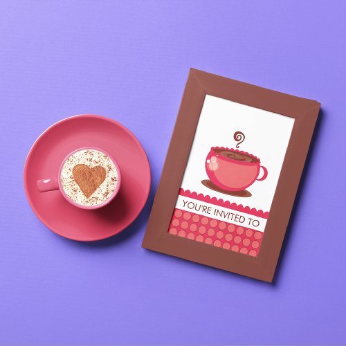 Coffee Luncheon Invitations