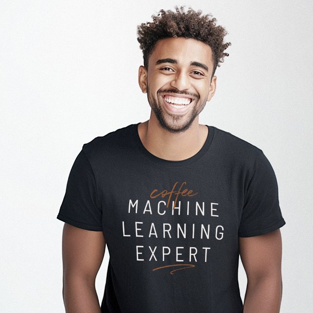 Coffee Machine Learning Funny T-Shirt (Coffee Machine Learning Funny T-Shirt)