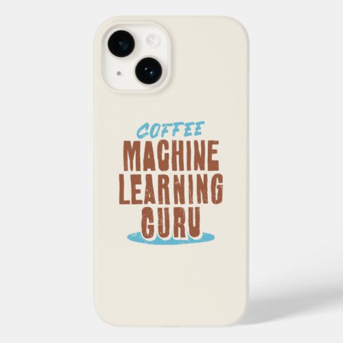 Coffee Machine Learning Geek Clever Case_Mate iPhone 14 Case