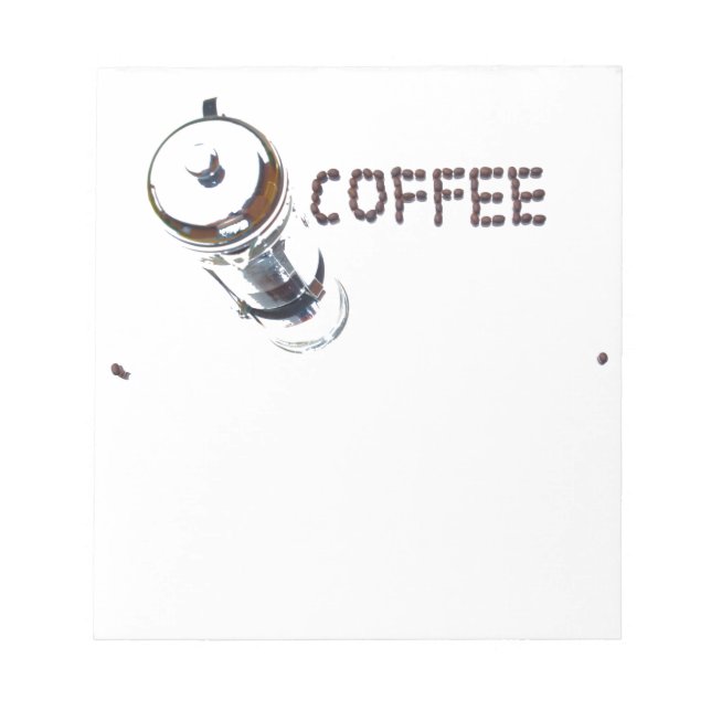 Coffee MagicEnjoy, 'first thing in the morning', ' Notepad (Front)