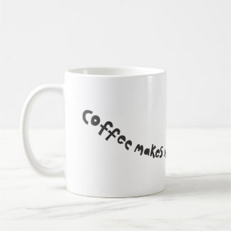 coffee make me buzz mug