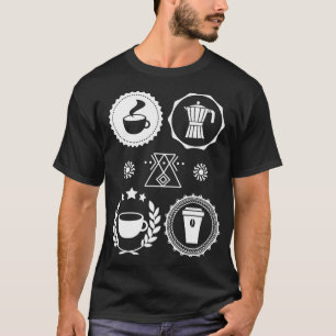 Coffee Maker Barista Coffee Elements Foodie Coffee T-Shirt