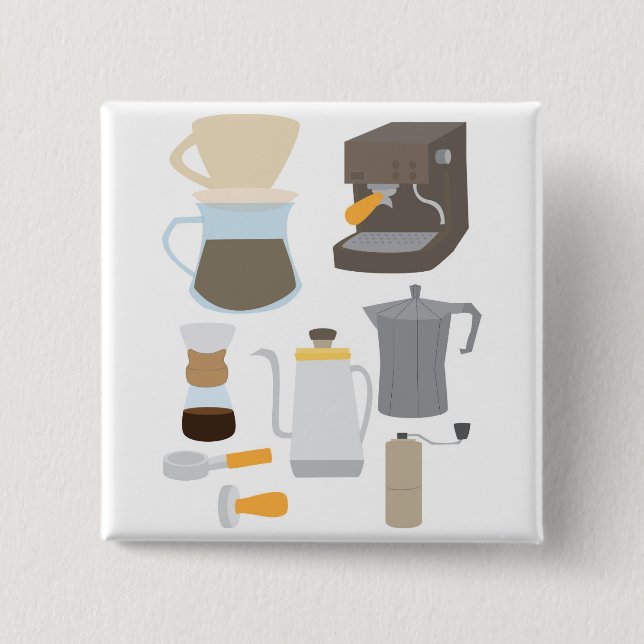 Coffee Maker Tools Button (Front)