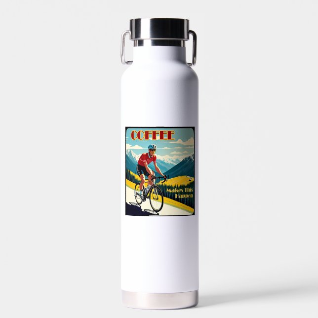 Coffee Makes This Happen Cycling Water Bottle (Front)