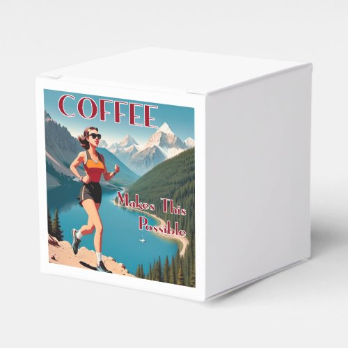 Coffee Makes This Possible Running Favor Boxes