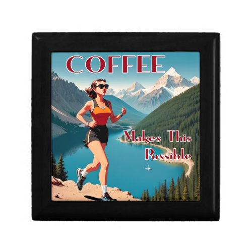 Coffee Makes This Possible Running Gift Box