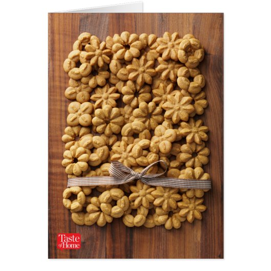 Coffee Maple Spritz Cookies Cards (Front)