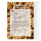 Coffee Maple Spritz Cookies Cards (Inside (Left))