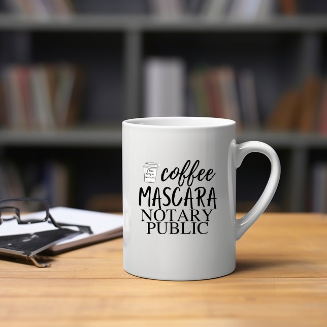 Coffee Mascara Notary Public Mug (Creator Uploaded)