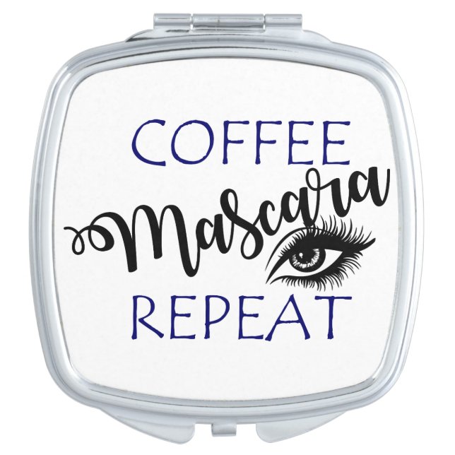Coffee Mascara Repeat Compact Mirror (Front)