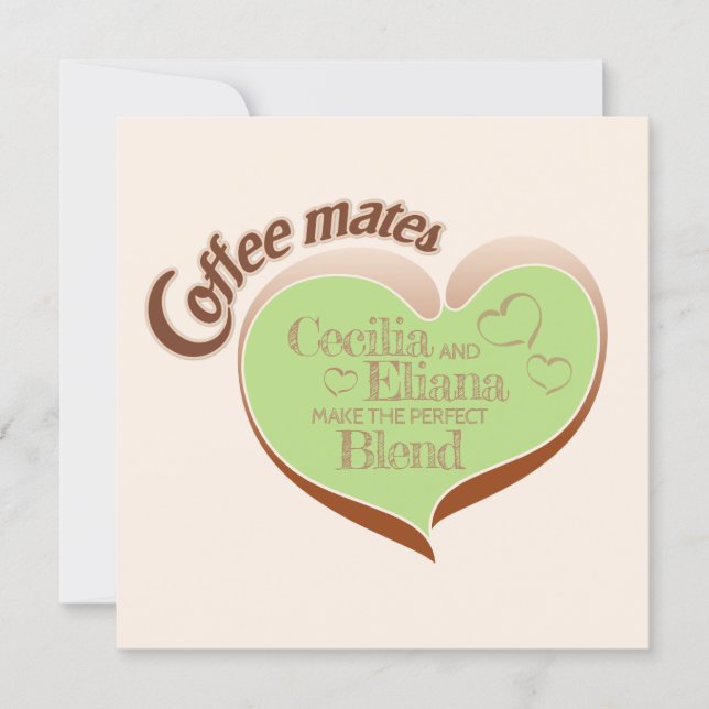 Coffee mates card (Front)
