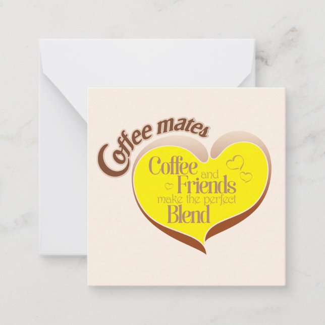 Coffee mates note card (Front)